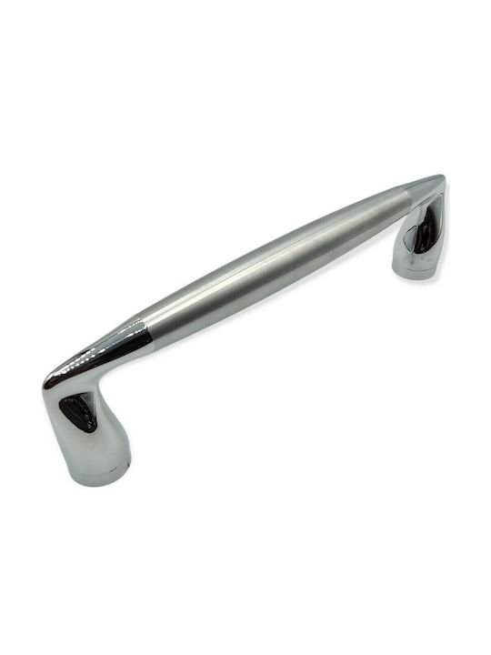Italienischer Messing-Tastatur Außentür Mandelli 4898-ino Zweifarbige Größe 25,0cm