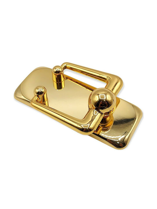 Mandelli 4936-24k Italienisches Messing Türklopfer 24k Vergoldet 165×95×50 Mm