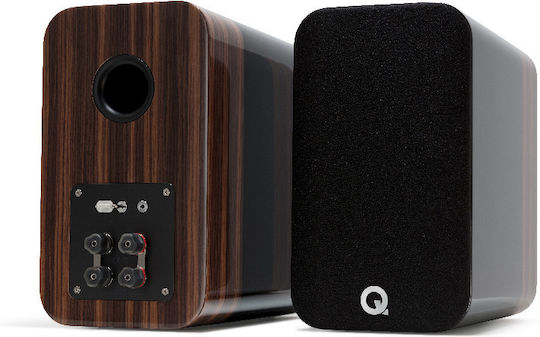Q-Acoustics Concept 300 Paar Hi-Fi Lautsprecher Buch selbst 2 Anzahl von Fahrern B35.5xT40xH20cm. Gloss Black & Rosewood