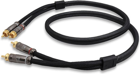 Ludic Interlink Kabel 2x RCA-Stecker - 2x RCA-Stecker 1m