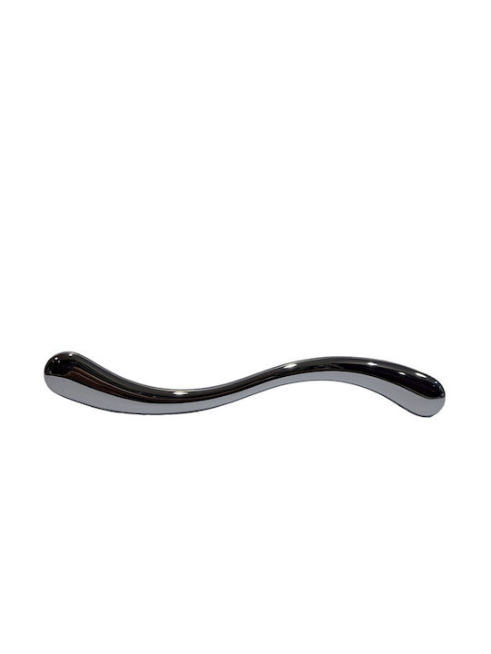 Italian Brass Front Door Handle Cal 4899-000-ino Polished Chrome Dimension 24.0cm