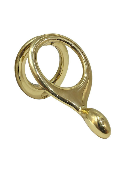 Mandelli 11196-oro1 Gold Glänzend Türklopfer für Vordertür