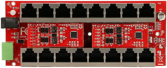 Extralink Active Poe Injector 8 Lan Ports 8 Poe Ports 802.3at/af