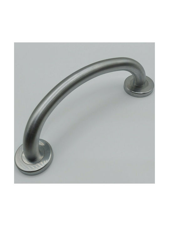 Italian Brass Front Door Handle Valli&Valli 4906-10c1 Matte Chrome Size 21.0cm Italian Brass Front Door Handle Valli&Valli 4906-10c1 Matte Chrome Size 21.0cm