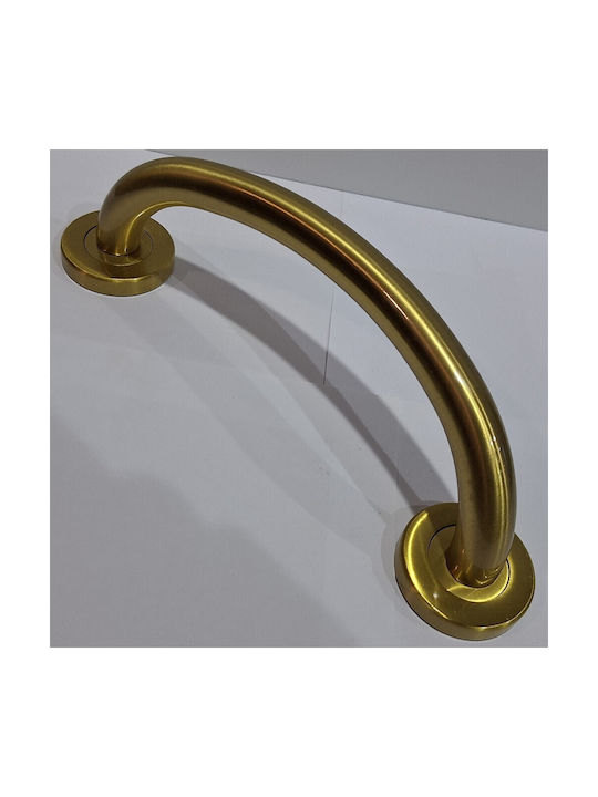 Italienische Messing-Türgriff Valli&valli 4913-20a1 Gold Matt Satinierte Größe 21,0cm