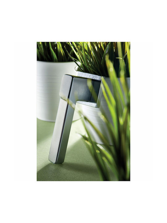 Ilavio 2516 Rosette Nickel Matte Front Door Left Piece