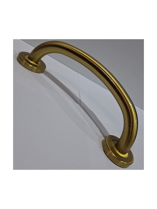 Italienische Messing-Türgriff Valli&valli 4913-20a1 Gold Matt Satinierte Größe 21,0cm
