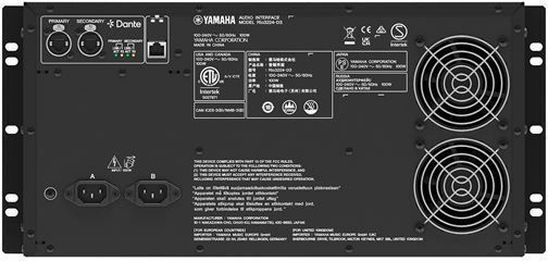 Yamaha RIO-3224 D3 I/O Integriert Kommerzieller Verstärker 16 Kanäle 100W/100V
