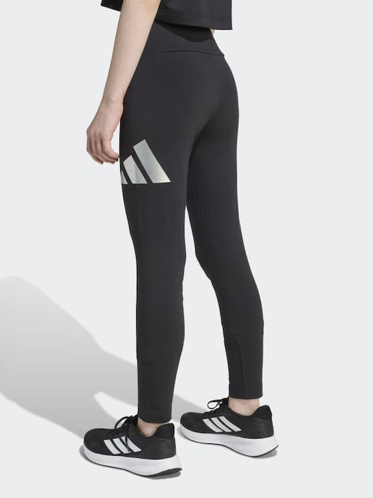 Kinder Leggings Sport Lang Schwarz Glam