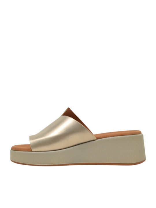 Platforme Dama Tip Slip On Bej