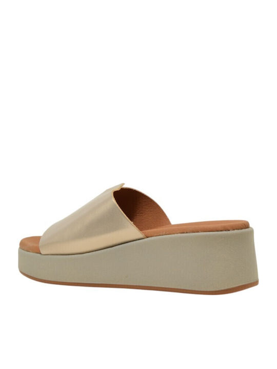 Platforme Dama Tip Slip On Bej