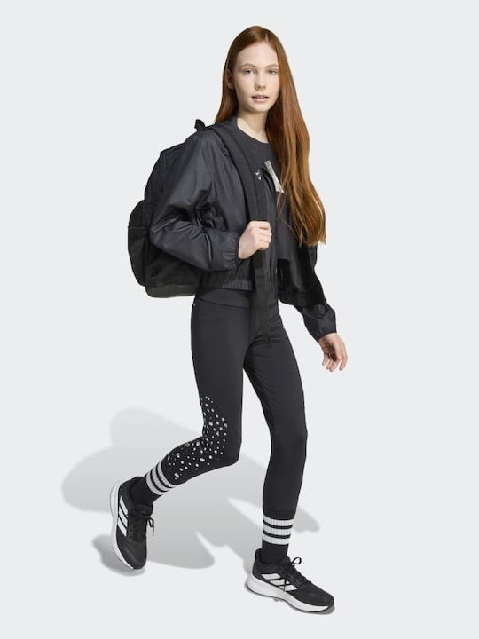 Kids Legging Sports Long Black Training Essentials Glam Print