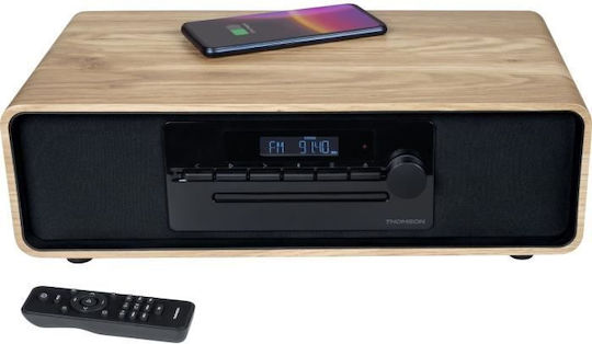 Thomson Ηχοσύστημα 2.0 Mini HiFi MIC300IBT 60W με CD Player και Bluetooth Μαύρο