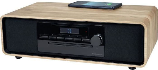 Thomson Ηχοσύστημα 2.0 Mini HiFi MIC300IBT 60W με CD Player και Bluetooth Μαύρο