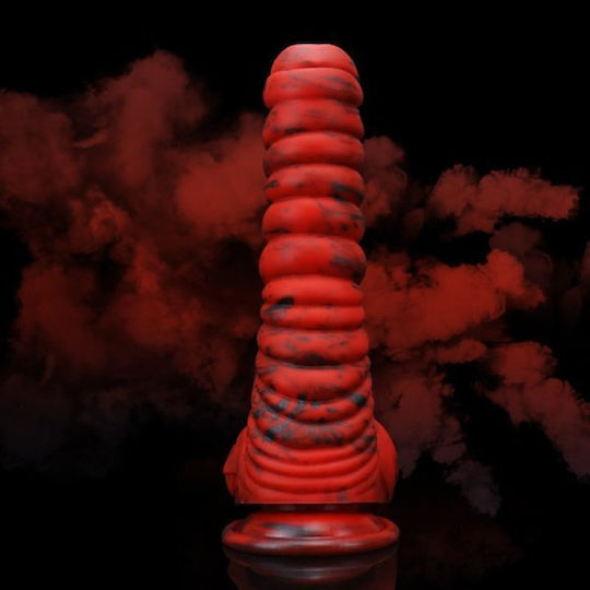 Kinksters Dildo Cu Scrotum Roșu