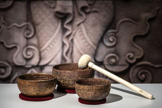 Meinl Sonic Energy Sb-o-2200 Singing Bowl Origin Set 3 Pcs Mallet