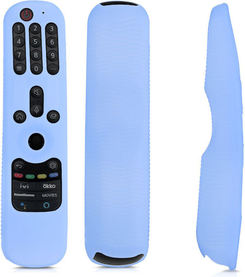 Remote Control Case An-mr21gc Mr21n Kwmobile Blue Silicone 57541.23
