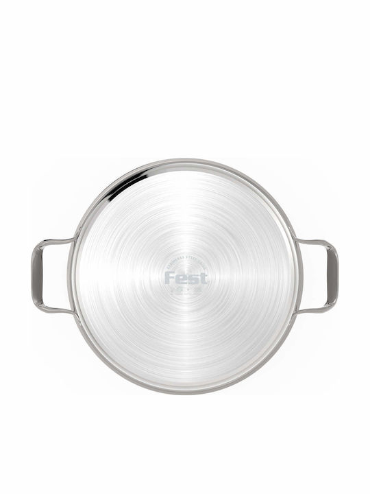Fest Βαθιά Ανοξείδωτη Κατσαρόλα 22cm