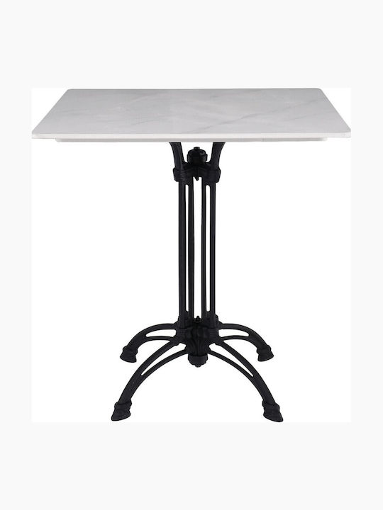 Platz Tisch Küche White Marble 70x70x73.5cm