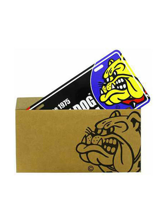 Bulldog Amsterdam License Plate Μαύρο