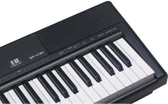 Klavier Electric Stage Piano SP-C120 with 88 Weighted Keys Built-in Speakers and Connection with Headphones and Computer Black