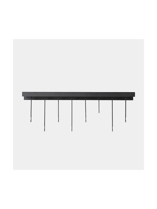 Wandhalterung Regal Atelier Schwarzes Metall M 60 cm B 6 cm H 23,5 cm Design House Stockholm