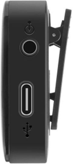 Puluz PU647B Seturi Wireless Electret Microfon Πέτου, Clip On pentru Cameră