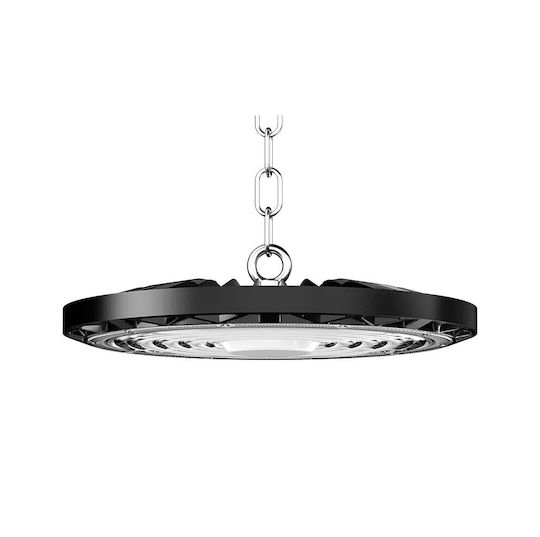 Commercial Bell Light 100W Cool White 10000lm with Built-in LED Black Ø23.7xH9cm
