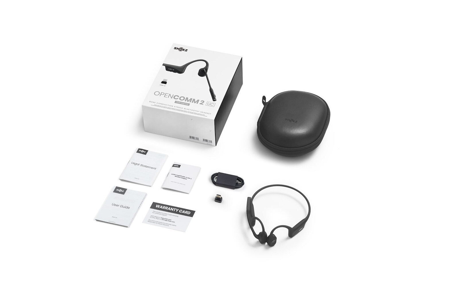 Shokz OpenComm2 UC Fără fir Bone Conduction Căști Multimedia cu