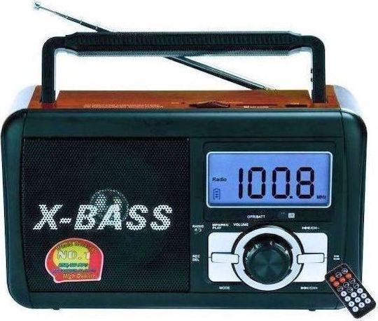 FP-920-RC Tragbares Radio mit USB Rot