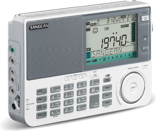Sangean ATS-909X2 Tragbares Radio Weiß