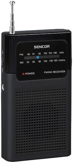 Sencor SRD 1100 Радиоприемник на Батерии Черен