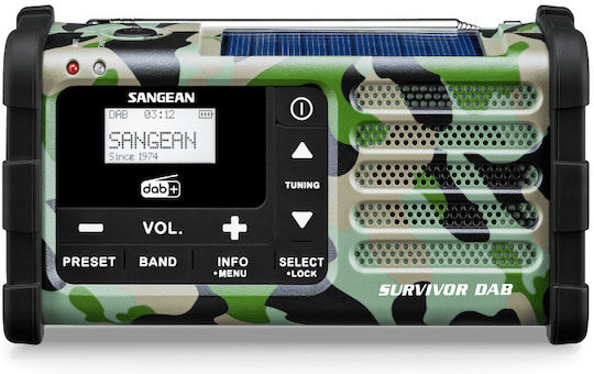 Sangean Survivor MMR-88 Φορητό Ραδιόφωνο Επαναφορτιζόμενο DAB+ με USB Πολύχρωμο