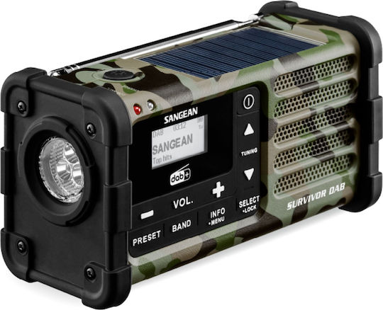 Sangean Survivor MMR-88 Φορητό Ραδιόφωνο Επαναφορτιζόμενο DAB+ με USB Πολύχρωμο