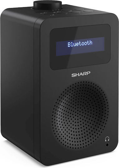 Sharp Tokyo Επιτραπέζιο Ραδιόφωνο Ρεύματος DAB+ με Bluetooth Μαύρο