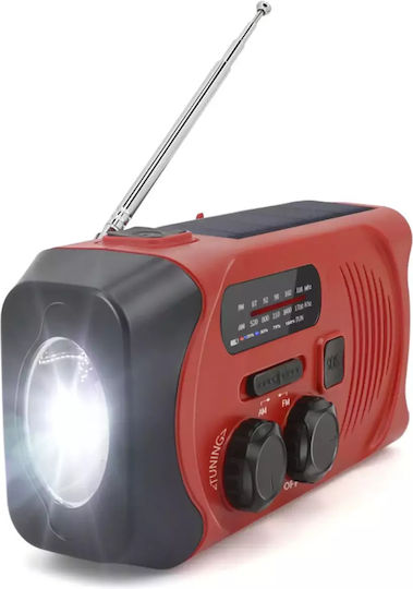 Denver SCR-2000 Solar cu USB Roșu
