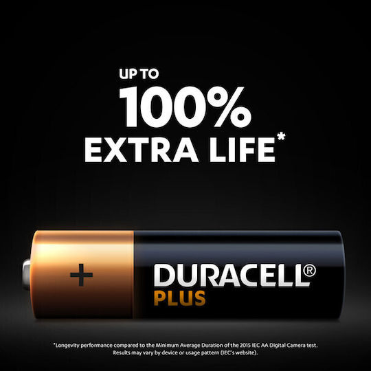 Duracell Plus Power Αλκαλικές Μπαταρίες AA 1.5V 16τμχ