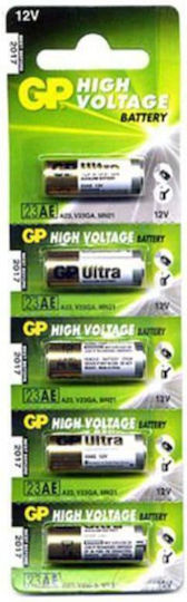 GP Batteries Αλκαλικές Μπαταρίες A23 12V 5τμχ