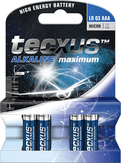 Tecxus Maximum Αλκαλικές Μπαταρίες AAA 1.5V 4τμχ