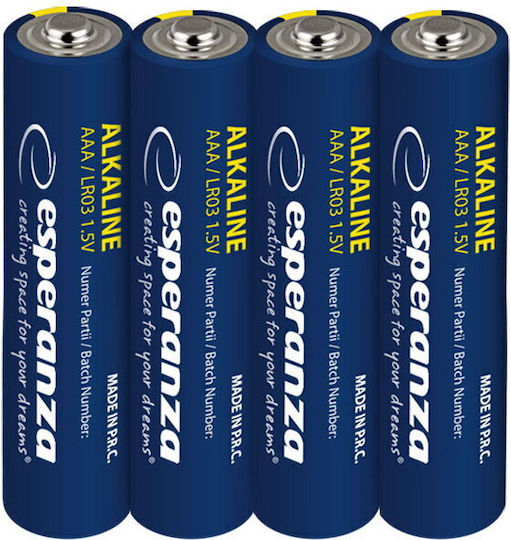 Esperanza Αλκαλικές Μπαταρίες AAA 1.5V 4τμχ
