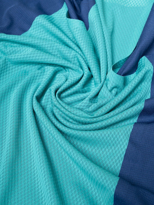 Bluse Dark Navy/deep Laguna Green