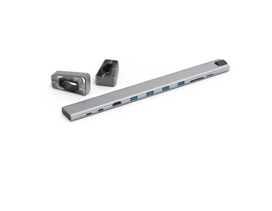 HAMA USB-C Stație de andocare cu HDMI 4K PD Gri (00200103)