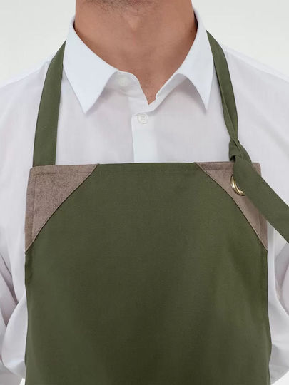 Giblor's Ποδιά Kellner Ganzkörper Khaki