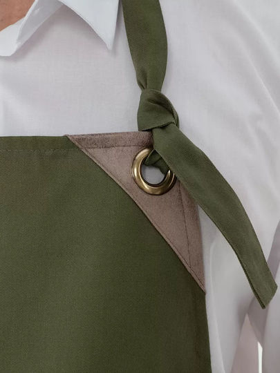 Giblor's Ποδιά Kellner Ganzkörper Khaki