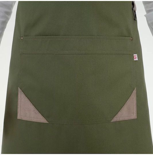 Giblor's Ποδιά Kellner Ganzkörper Khaki