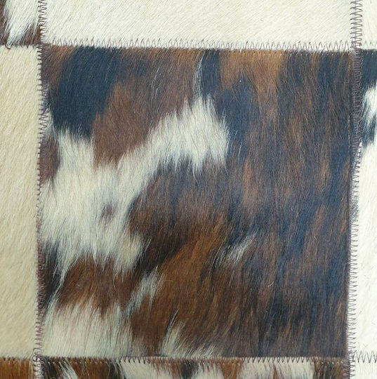Covor Piele Handmade Tapicap Skin 20 Bej Puncte 140x200 Cm