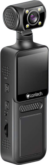 Lamtech LAM980305 Action Camera 4K Ultra HD with Screen 1.31" and Wi-Fi Black