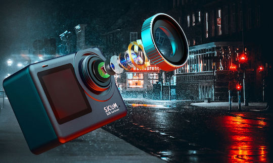 SJCAM SJ10 Pro Action Camera 4K Ultra HD Υποβρύχια Standard και Wi-Fi Μαύρη
