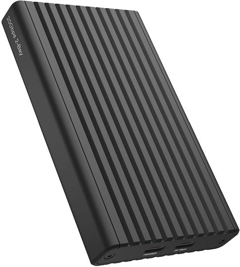 Icy Box External Case for Hard Drive M.2 SATA III with Connection Type-C