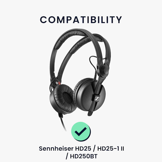 KWmobile Sennheiser HD25/HD 25-1 II/PC150/PC151/PC155 Ersatz-Ohrpolster für Kopfhörer hd25earrpad_blue